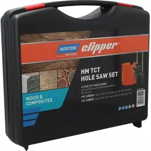 Hole Saw Set Hikoki 12 pcs — TCT for Wood and Composites