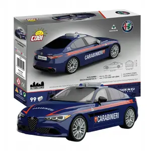Cobi Alfa Romeo Giulia Quadrifoglio CARABINIERI model kit – mechanical toy car