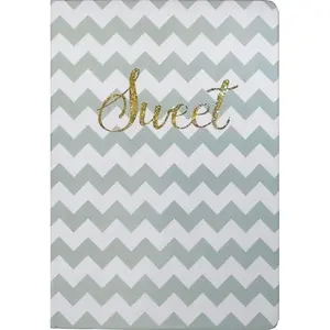 Notebook Antra Notes A5 with Checked Pages and Geometric Pattern Cover