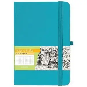 Notebook Antra Notes A6 Kratka Romantyzm Turkusowy — Antra A6 squared notebook