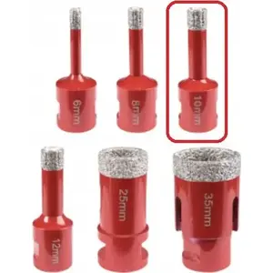 Dimanta urbjmale 10 mm, Expert+ MN-76-210, M14 kāts, maks. 12 000 apgr/min