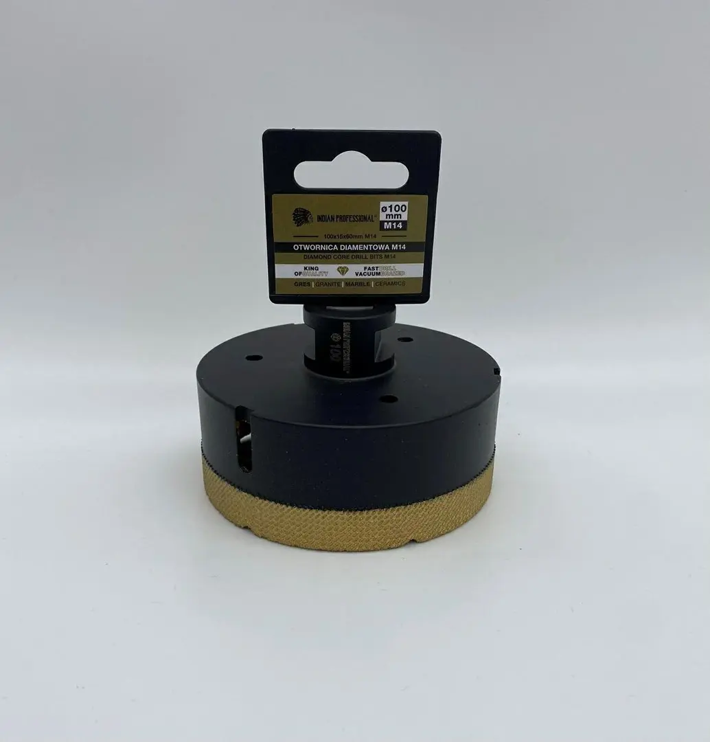 Dimanta koronfrēze 100 mm M14, INDIAN