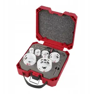 Hole saw set Delphi Tools OTWORNICE Holedozer Quicklock — 9 pieces
