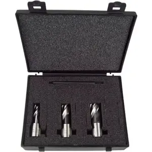 Diamond-tipped trepanation drill bits set, Evolution EVO-WT-KPL-S3 — 3 short pieces