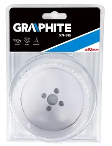 Коронка (hole saw) GRAPHITE 57H915, 1 шт., вес 328 г