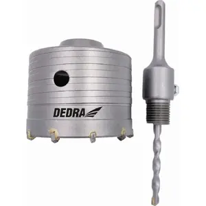 Diamond core drill bit 100 mm with SDS+ adapter Dedra DED1507-D