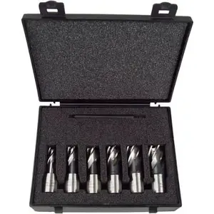 Drill Bits Set Evolution trepanation PREMIUM 6 pcs (EVO-WT-KPL-S) — core/drill cutters for metal and wood