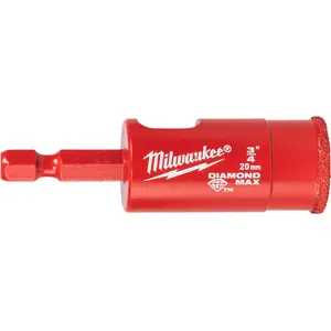 Diamond Crown Hex Drill Bit 20 mm, MILWAUKEE