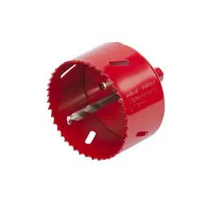 Urbjkronis Wolfcraft Bi‑metal viengabala WF5494000 Ø76 mm priekš ģipškartona, krāsainiem metāliem, plastmasas, finiera, koka