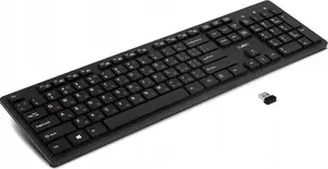 Wireless keyboard SVEN KB-E5800W — black, compact layout, USB receiver
