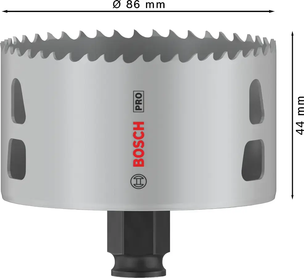 Bosch PRO Multi Material PC Plus 44/86 mm hole saw Photo 2
