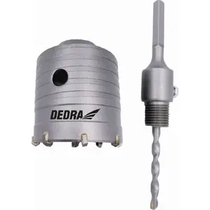 Hole saw Dedra 65 mm carbide-tipped with HEX adapter DED1505-X