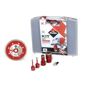 Diamond cutting wheel set RUBI TCR with DRYGRES drill bits (model 68923)