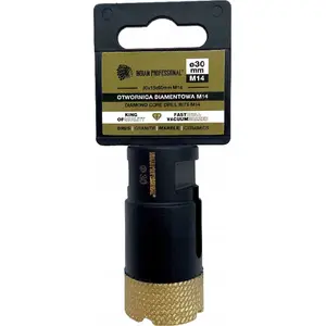 Diamond Core Bit 30 mm, INDIAN PROFESSIONAL KORONA DIAMENTOWA M14 — dry drilling, M14 thread