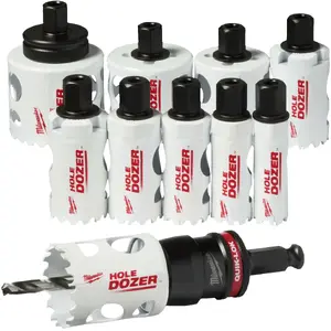 Drill Bit Set Delphi Tools 13-piece Hole Dozer QuickLock for metal and wood