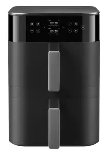 Hot air fryer Xiaomi Smart Double Stack 12L, 2800 W, OLED, rotary control, black