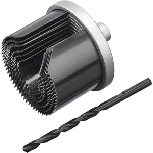 Hole saw set Irwin OTWORNICE DO DREWNA HCS 26–64 mm, depth 41 mm, for wood with mounting arbor