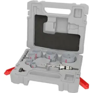 Набор коронок Bosch 10 шт. Q-LOCK для разных материалов с адаптером (2608901551)