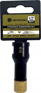 Diamond Core Bit INDIAN PROFESSIONAL IP7706 M14, 16 mm, dry drilling