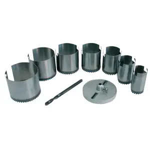 Hole Saw Set MEGA 26–63 mm, 25 mm arbor, 7 pieces (model 26404)