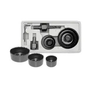 Hole saw set AWTools AW40508 — 11 pieces, total weight 420 g