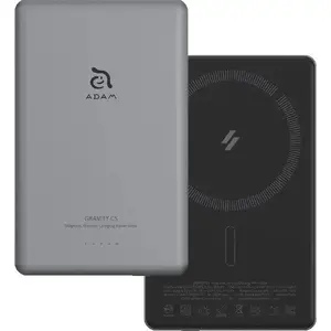 Powerbank Adam Elements Gravity C5 — magnētisks bezvadu 5000 mAh, pelēks