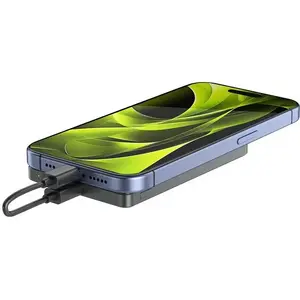 Portable power bank MOBILE ORIGIN Powerbank Mobile Origin 5000mAh 3in1 Metal Slim PB4 — 5000 mAh, 3-in-1 charging