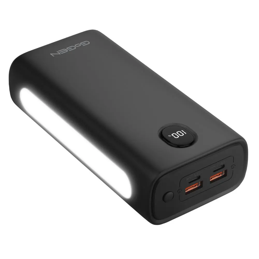 Powerbank GoGen PB300003B 30000 mAh, melns