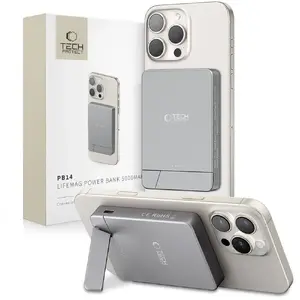 Power bank Tech-Protect PB14 Lifemag MagSafe 5000 mAh — Space Grey