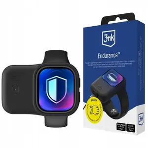Powerbank Case 3MK Endurance for Apple Watch 40 mm / 41 mm — 1200 mAh, 2.5W, USB‑C, Black