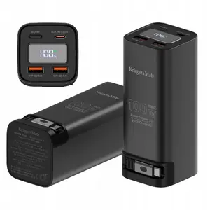 Пауэрбанк Kruger & Matz 20000 mAh Li‑ion, мощность 100W, QC и PD