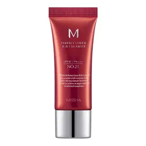 BB-крем Missha M Perfect Cover EX №21 SPF42 PA+++ 20 мл — оттенок светло-бежевый, защита от солнца