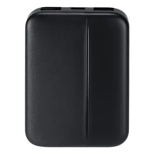 Barošanas bloks IMPORT Rivacase VA2608 LiPo 5000 mAh, 3.7 V, 2× USB-A + 1× USB-C, melns