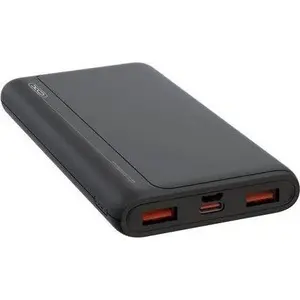 Power bank XO PR126 10000 mAh PD Quick Charge 4.0 — portable battery pack, black