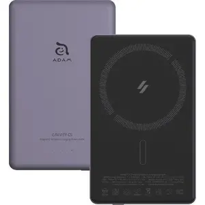 Powerbank Adam Elements Gravity C5 — magnētisks bezvadu powerbank 5000 mAh, violets
