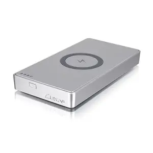 Power bank LUXA2 TX-P1 5000 mAh LiPo 3,7 V, sudraba, portatīvais lādētājs
