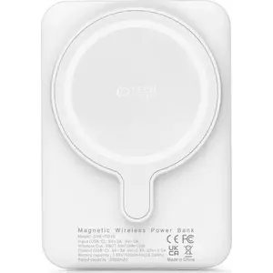 Power bank Tech-Protect PB10 LifeMag 5000 mAh white – portable battery charger