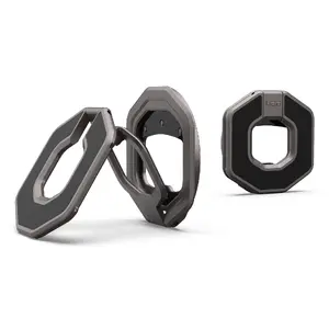 Magnētiskais gredzens mobilajām ierīcēm URBAN 964446113G30 — tumši pelēks, 360° rotācija, 56.9×9.91×57.9 mm
