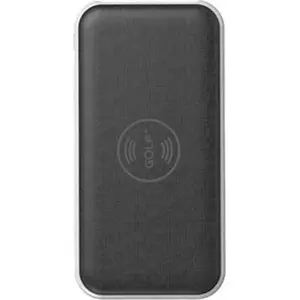 Powerbank Golf Wireless W2 8000 — portatīvs akumulators 8000 mAh, bezvadu uzlāde, melns