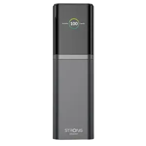 Power bank STRONG S19 — 12000 mAh Li‑Ion, 176 W total output, 3‑device simultaneous, Grey