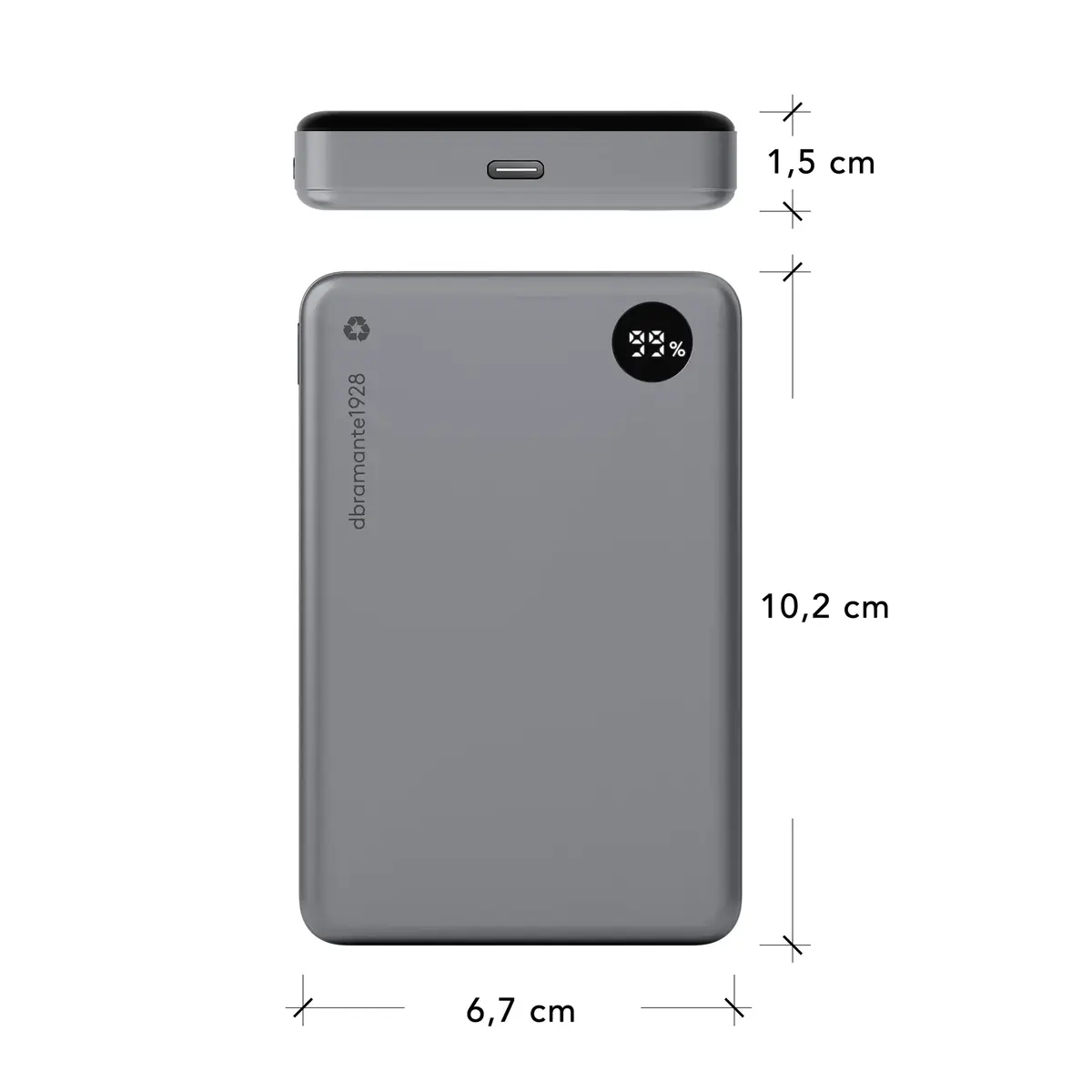 d bramante re-charge Power Bank 10 000 mAh bezvadu Photo 4