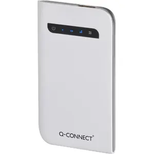 Power bank Q-Connect 3000mAh silver — portable USB external battery