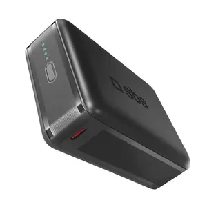 Power bank SBS Mobile TEBB20000HDPD65K — 20 mAh, 65 W total output, 3 A, Black, 2-device simultaneous charging