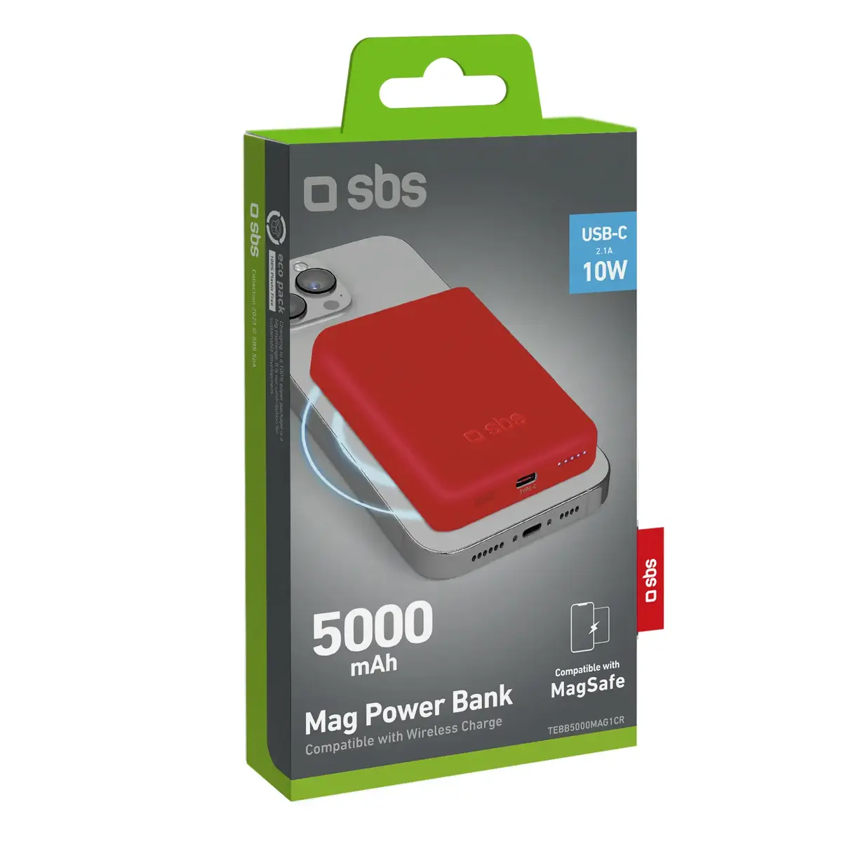 SBS Mobile TEBB5000MAG1CR power bank 5000 mAh Photo 2