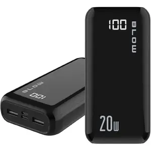 Портативный аккумулятор Power Bank 20000mAh PD PB20F чёрный — No name внешний батарея 20000 мА·ч с PD
