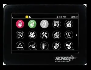 Triton TPR-4BS-P touch manipulator for flat-surface mounting — access control panel