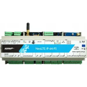 Alarm control panel Ropam NeoLTE-IP-64-PS-D12M — central alarm unit with LTE/IP connectivity and 64 zones
