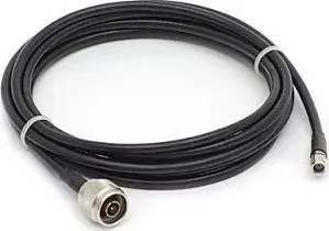 Коаксиальный кабель SMA-W-RP/N-W+H155 5 м — SMA (обратная полярность) на N, кабель H155