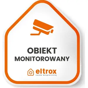 Security sticker (small) Eltrox — monitored object label, OEM