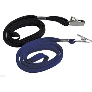 Holder strap ARGO model 601223, blue — replacement strap for badge holder or lanyard